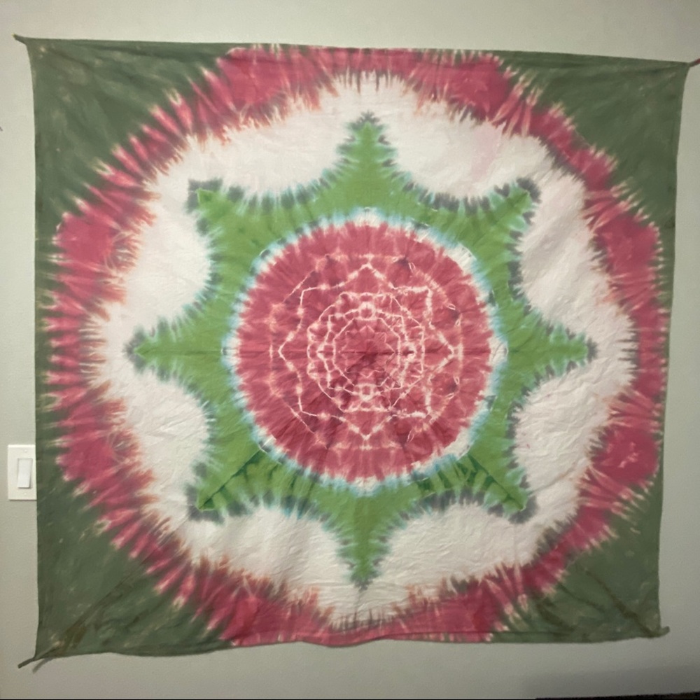 Handmade Tie Dyed tapestry